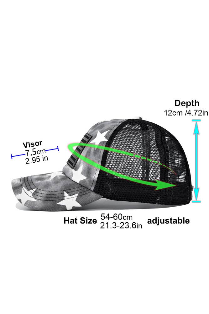 America Flag Embroidered Baseball Cap DXCC634